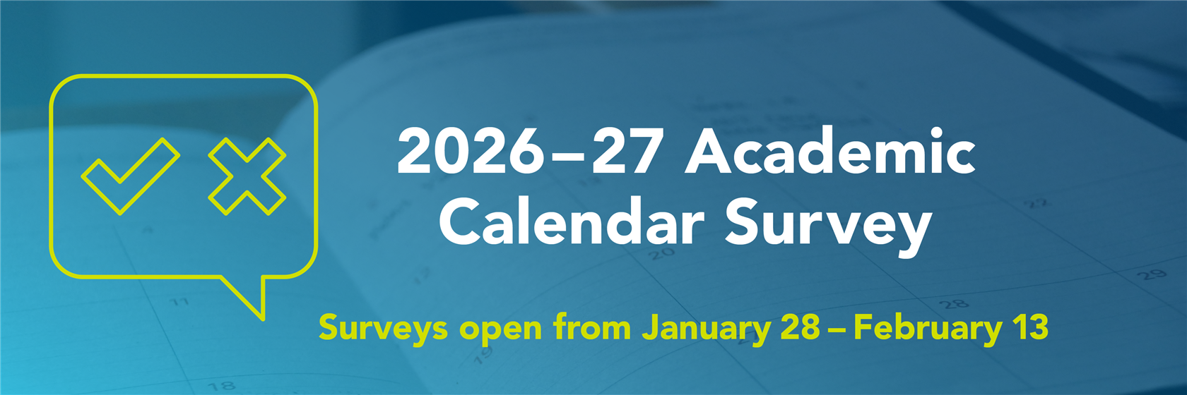 2026-27 Academic Calendar Survey